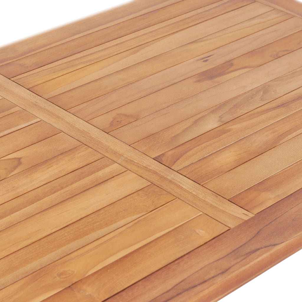 vidaXL Tuinbartafel 120x65x110 cm massief teakhout