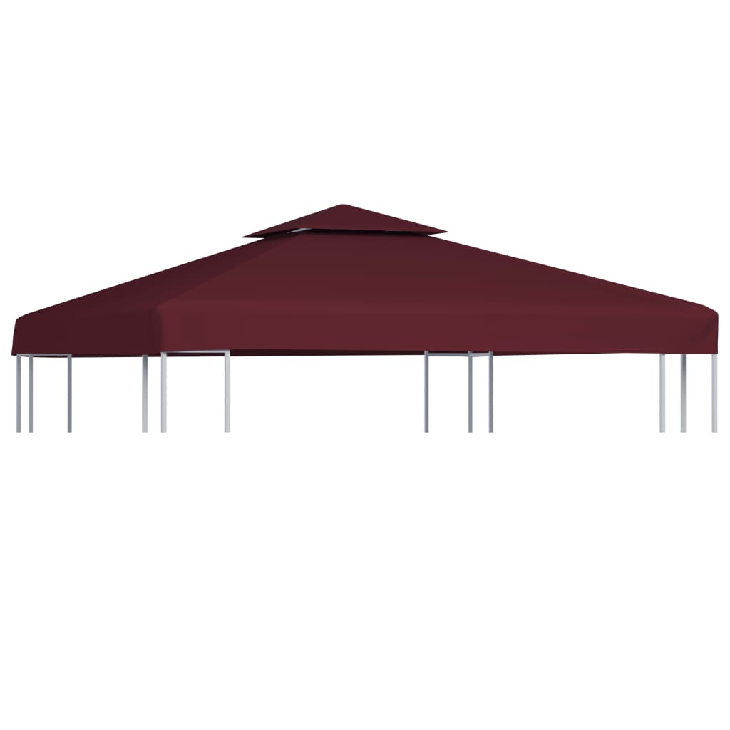 vidaXL Prieeldak 2-laags 310 g/m² 3x3m taupe