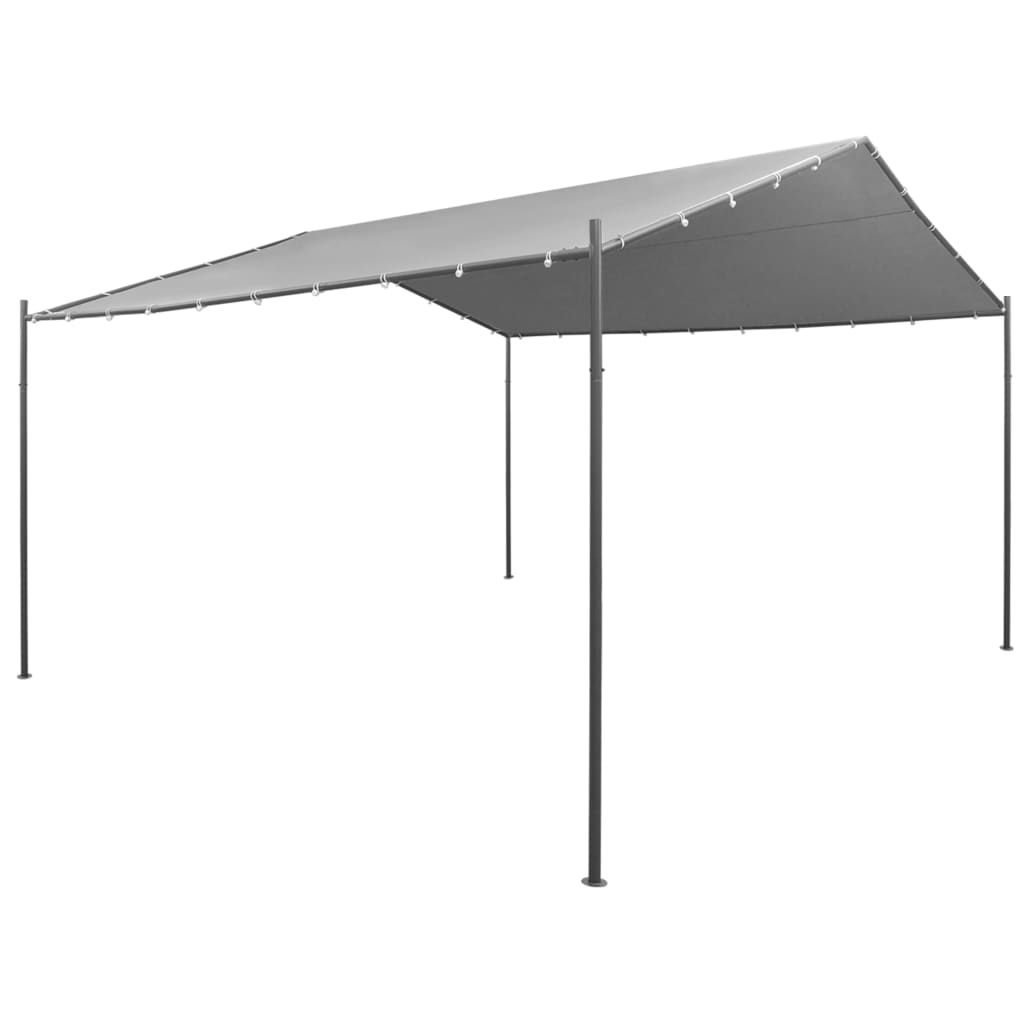 vidaXL Tuinprieel 180 g/m² 400x400x260 cm wit