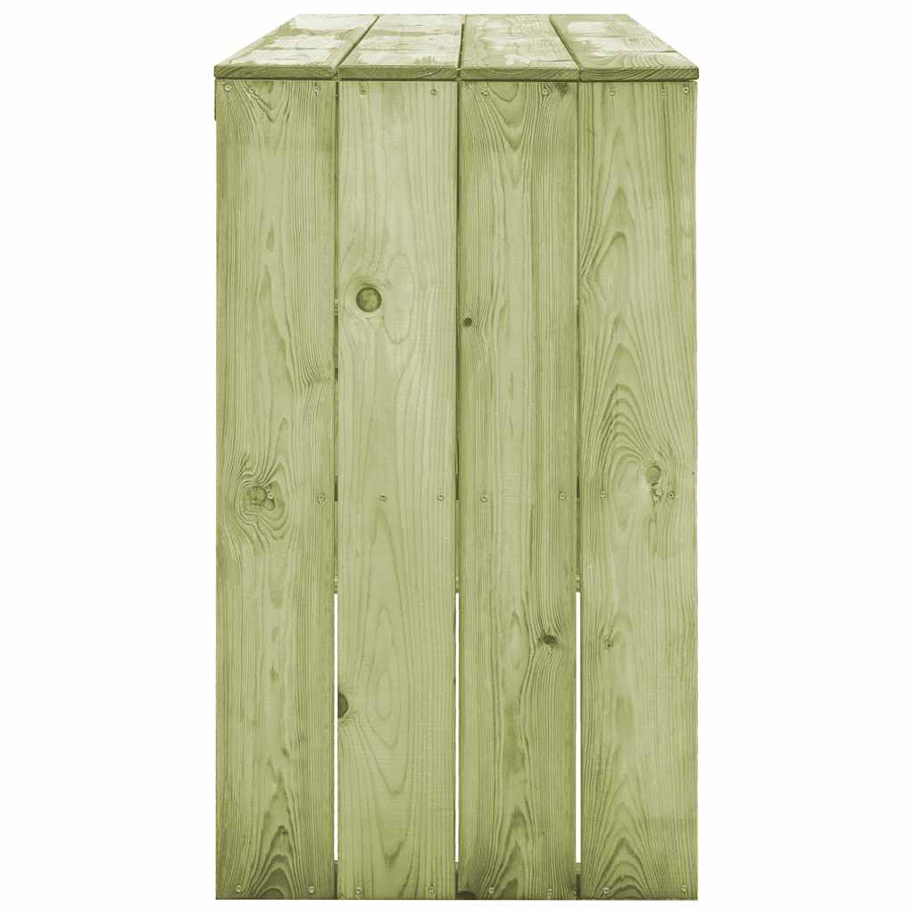 vidaXL Bartafel 170x60x110 cm geïmpregneerd grenenhout - Aashly