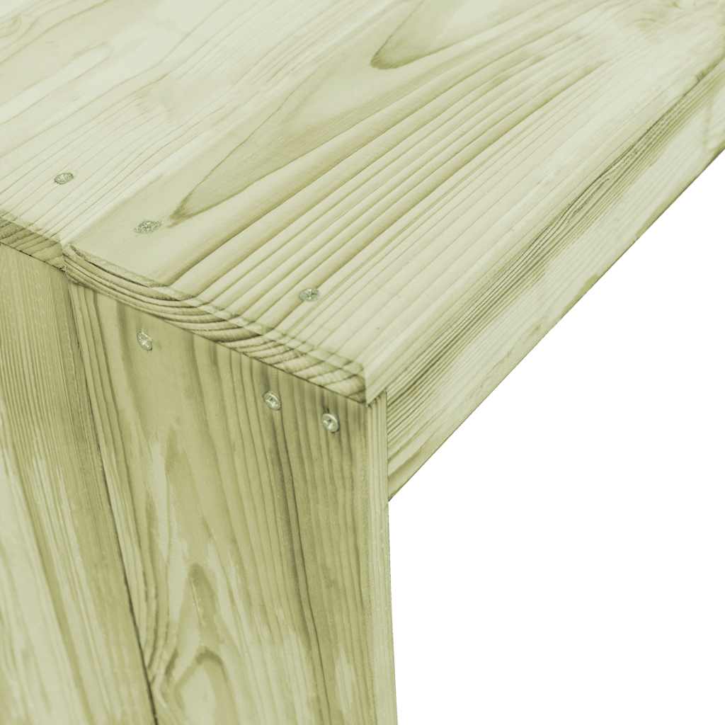 vidaXL Bartafel 170x60x110 cm geïmpregneerd grenenhout - Aashly
