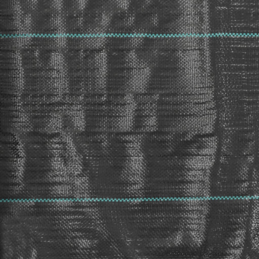 vidaXL Worteldoek 1x50 m PP zwart