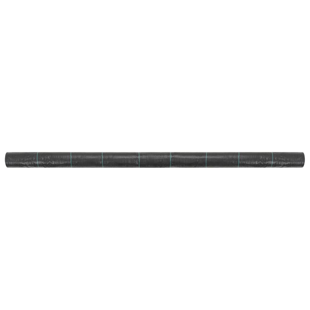 vidaXL Worteldoek 1x50 m PP zwart