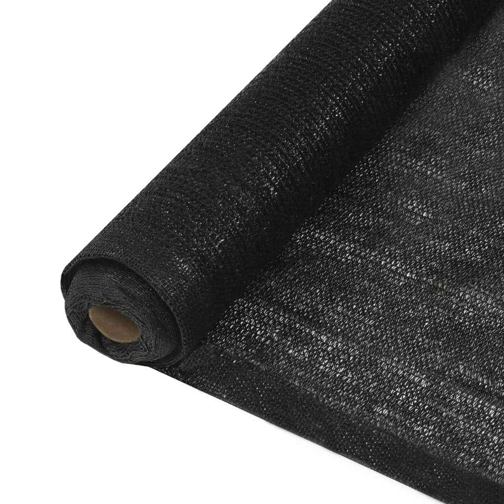 vidaXL Privacynet 1x10 m HDPE zwart