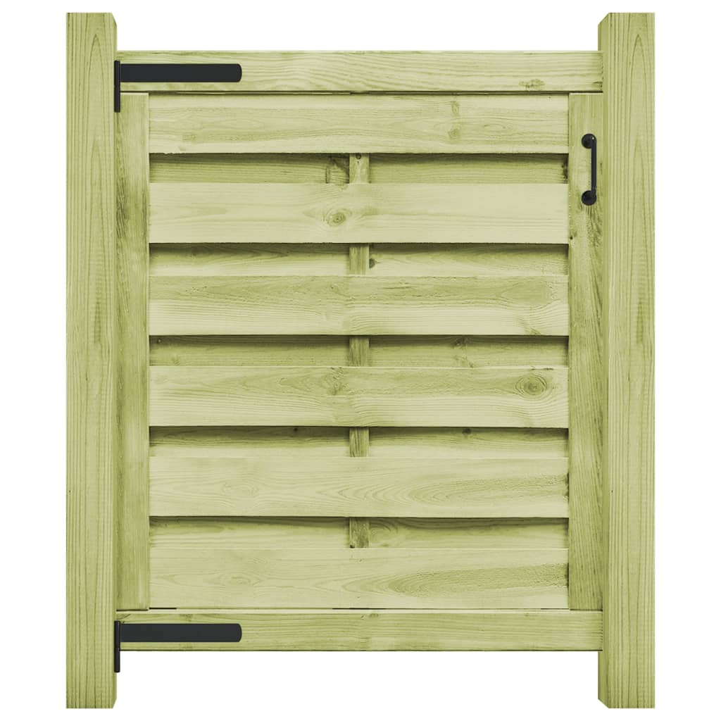 vidaXL Poort 100x75 cm groen geïmpregneerd grenenhout - Aashly