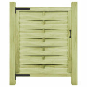vidaXL Poort 100x125 cm groen geïmpregneerd grenenhout