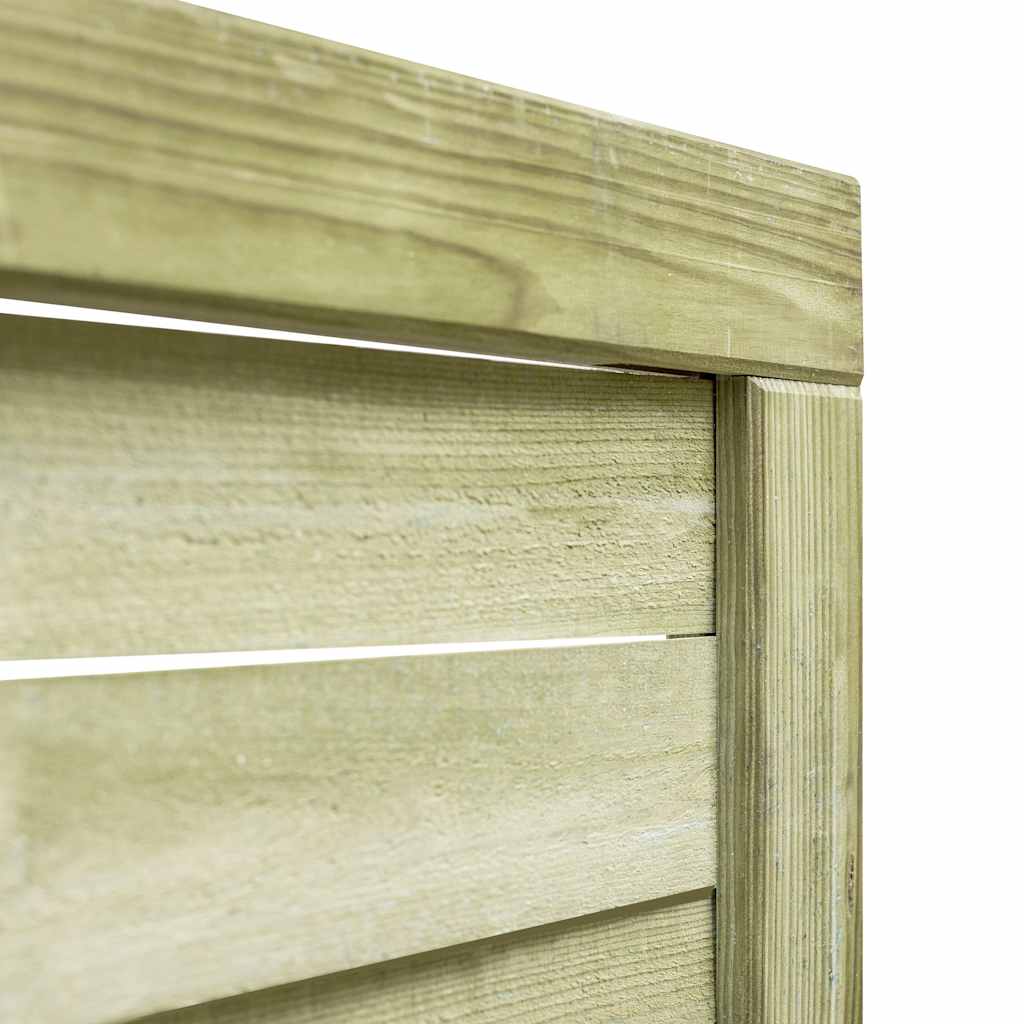 vidaXL Poort 100x125 cm groen geïmpregneerd grenenhout