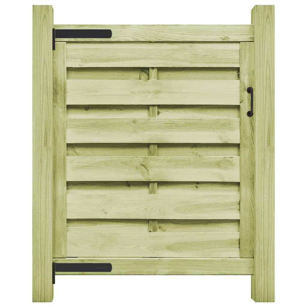vidaXL Poort 100x100 cm geïmpregneerd grenenhout groen