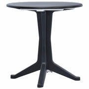 vidaXL Tuintafel 70 cm kunststof antraciet