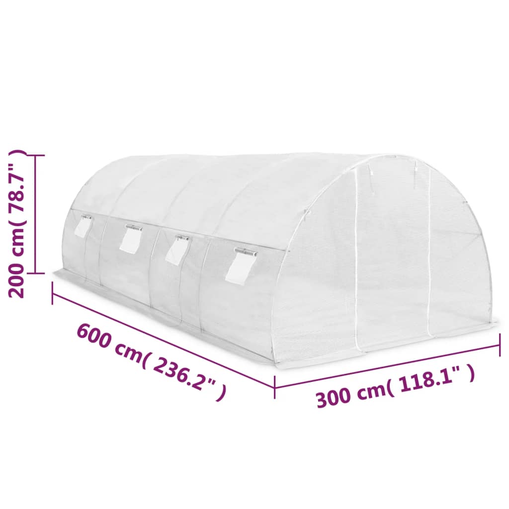 vidaXL Kas 4,5 m² 300x150x200 cm