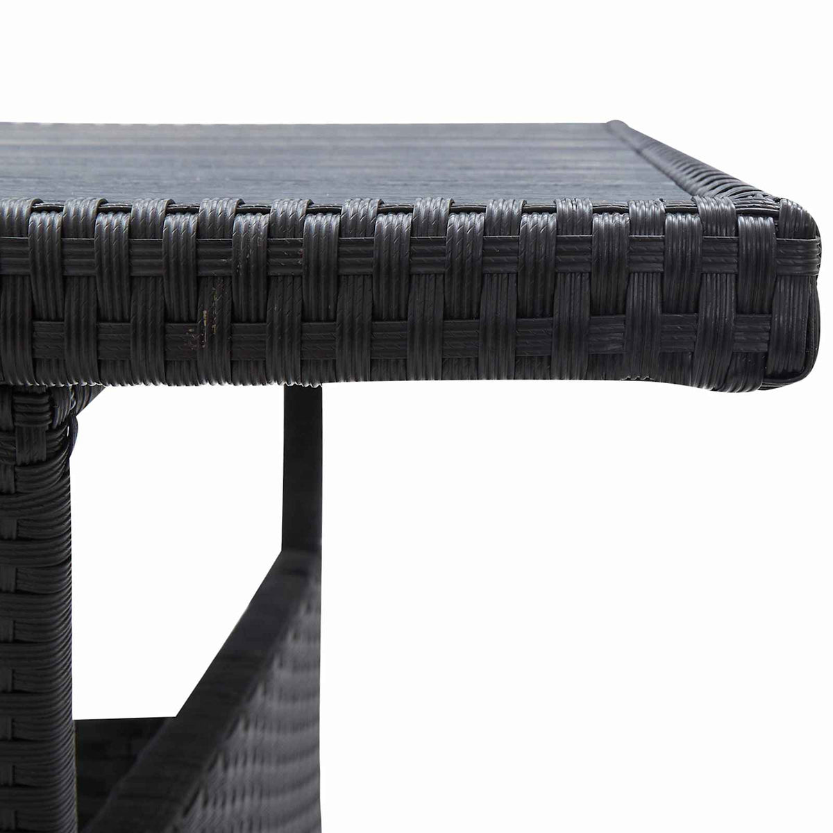 vidaXL Buitenmeubelsets Zwart poly rattan