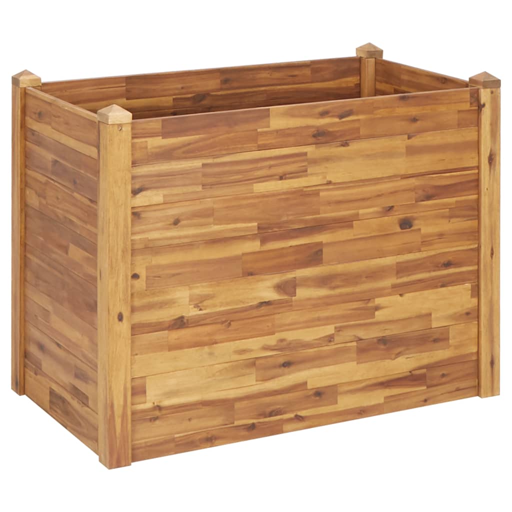 vidaXL Plantenbak verhoogd 160x60x84 cm massief acaciahout