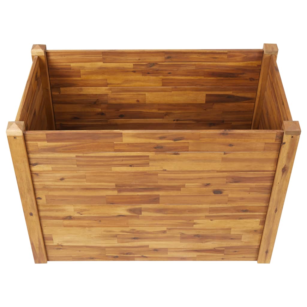 vidaXL Plantenbak verhoogd 160x60x84 cm massief acaciahout
