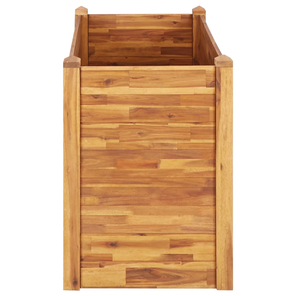 vidaXL Plantenbak verhoogd 160x60x84 cm massief acaciahout