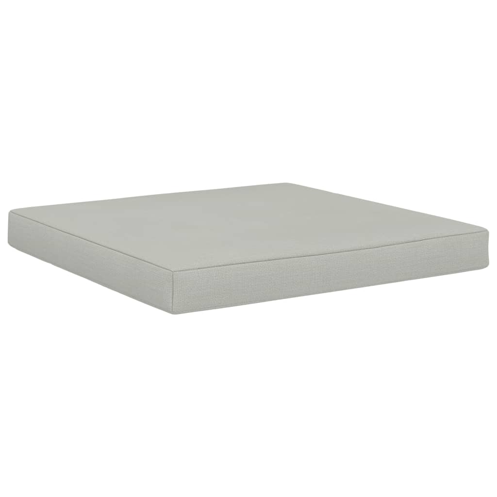 vidaXL Bankkussens 2 st pallet stof zwart