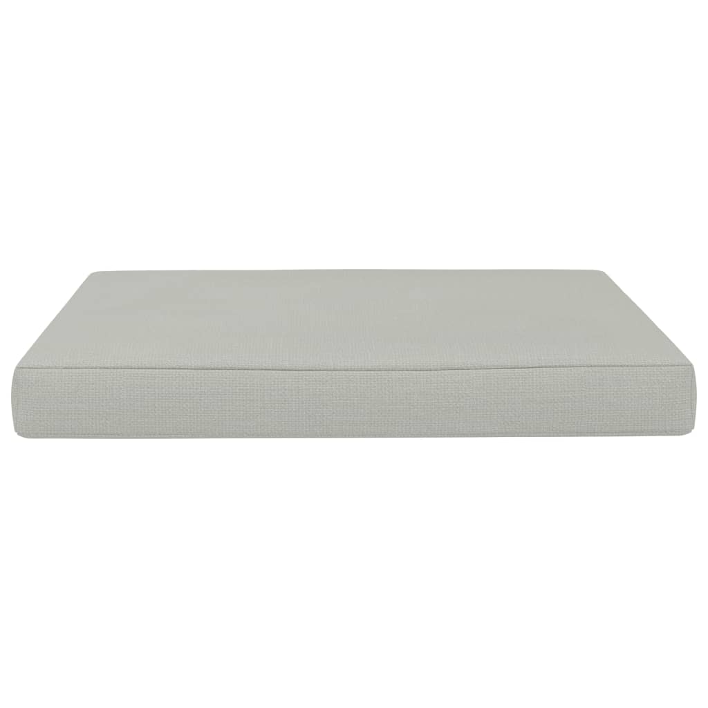 vidaXL Bankkussens 2 st pallet stof zwart