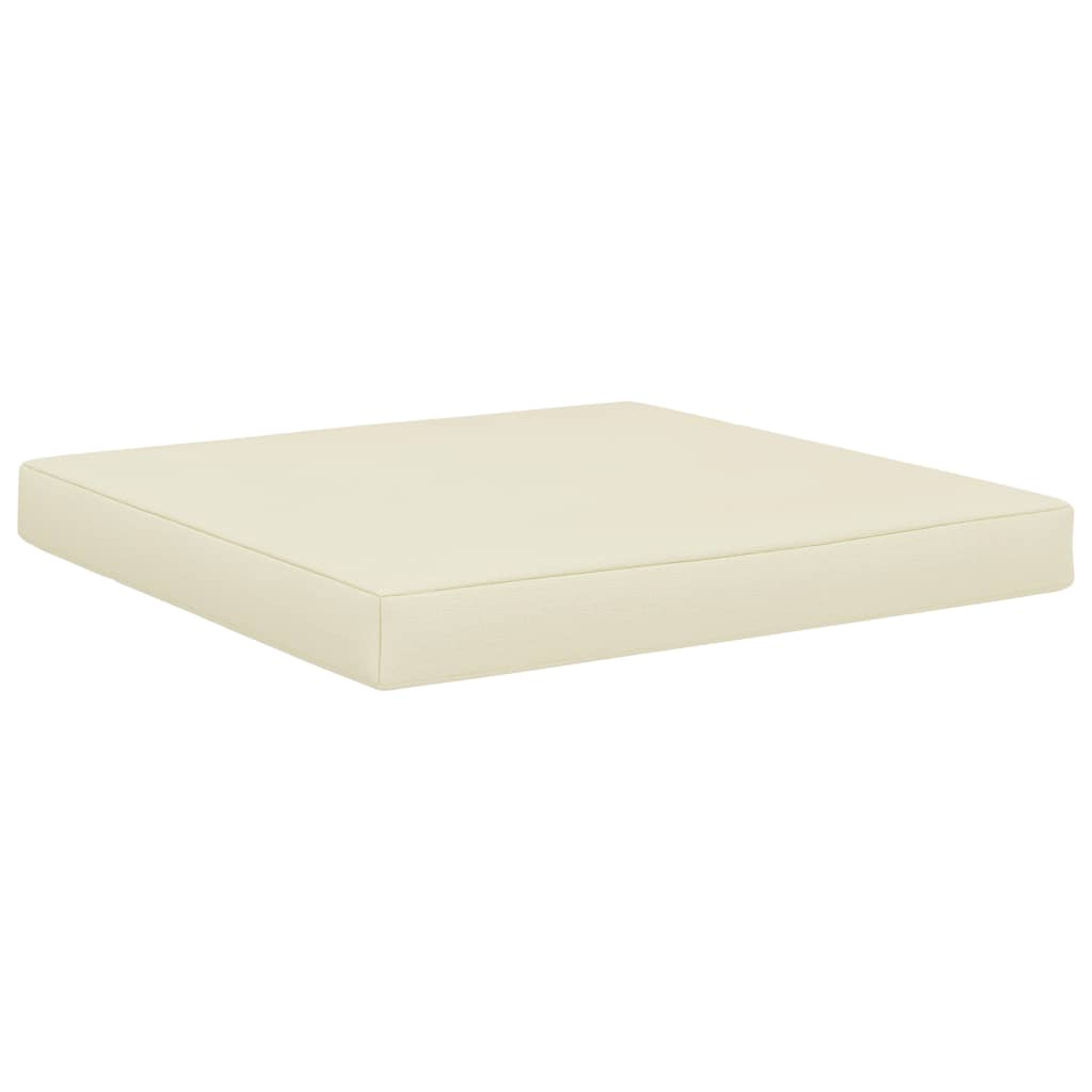 vidaXL Bankkussens 2 st pallet stof zwart