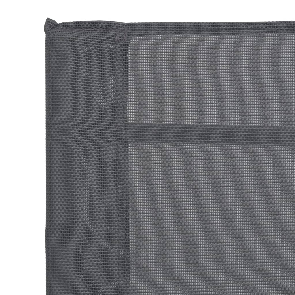 vidaXL Tuinschommelstoel 95x54x85 cm textileen grijs