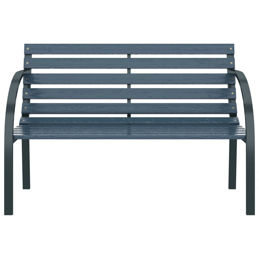 vidaXL Tuinbank 120 cm hout grijs