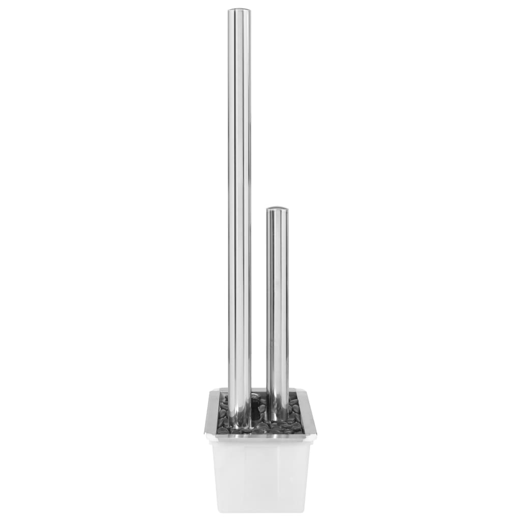 vidaXL Garden Fountain 48x34x123 cm Stainless Steel Silver