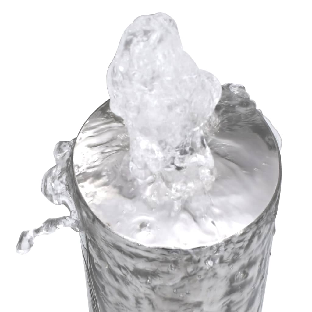 vidaXL Garden Fountain 48x34x123 cm Stainless Steel Silver