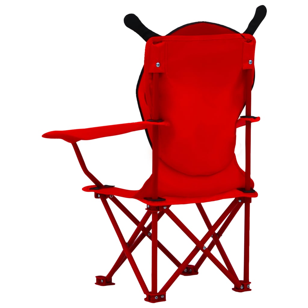 vidaXL Kindertuinstoelen 2 st stof rood