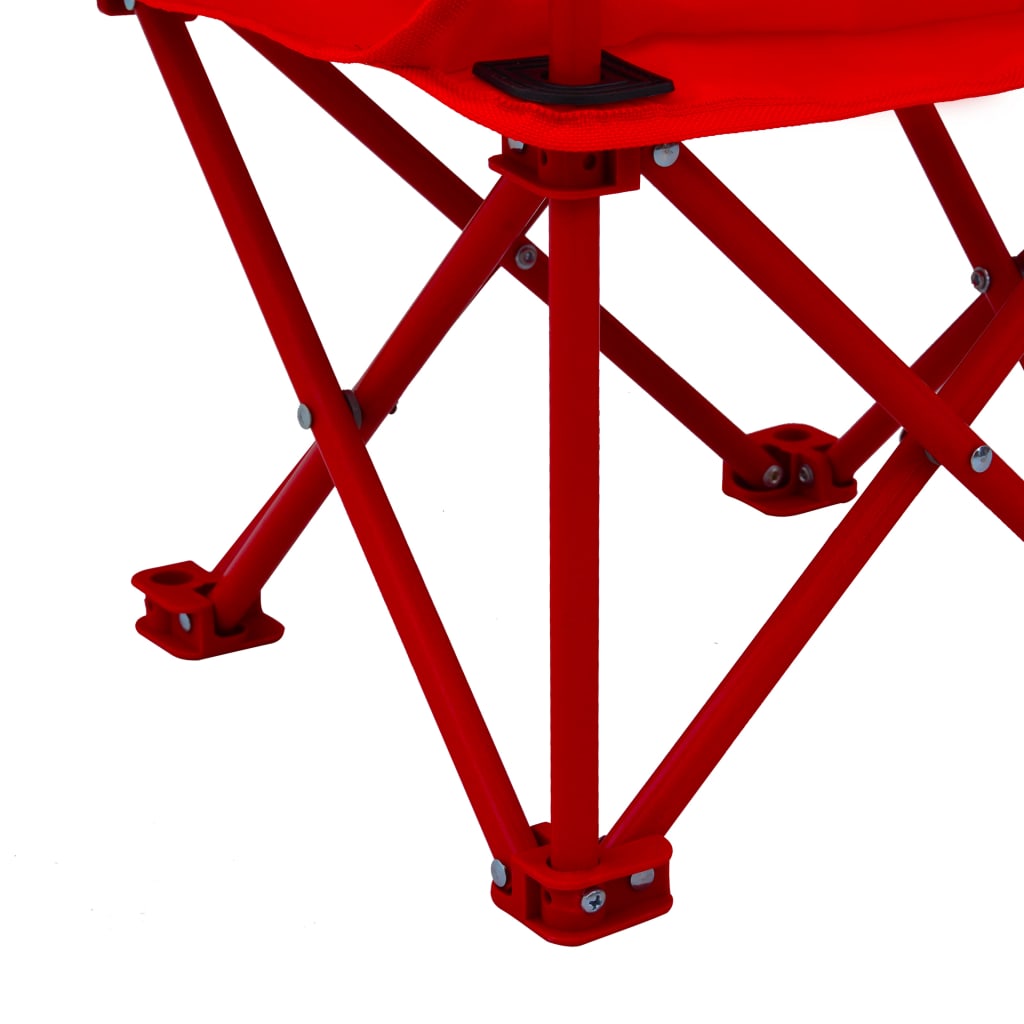 vidaXL Kindertuinstoelen 2 st stof rood