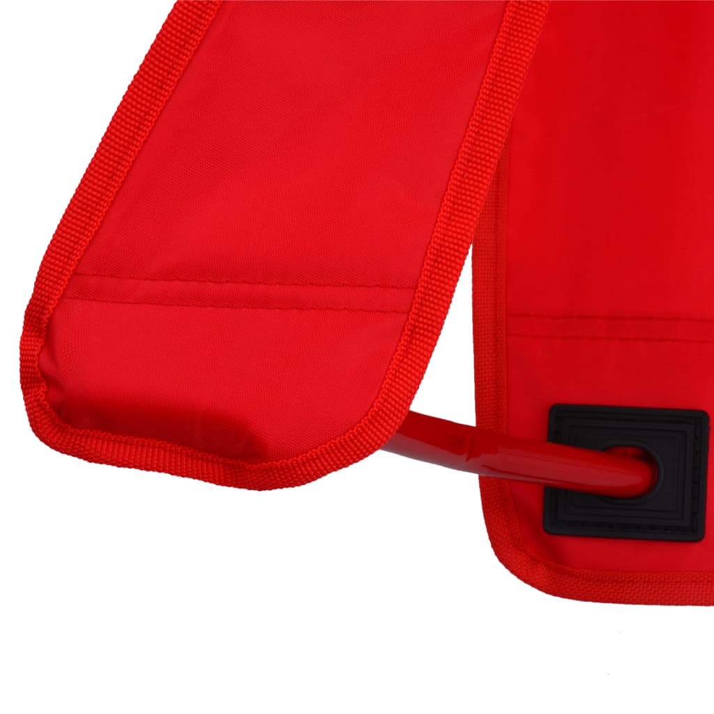 vidaXL Kindertuinstoelen 2 st stof rood
