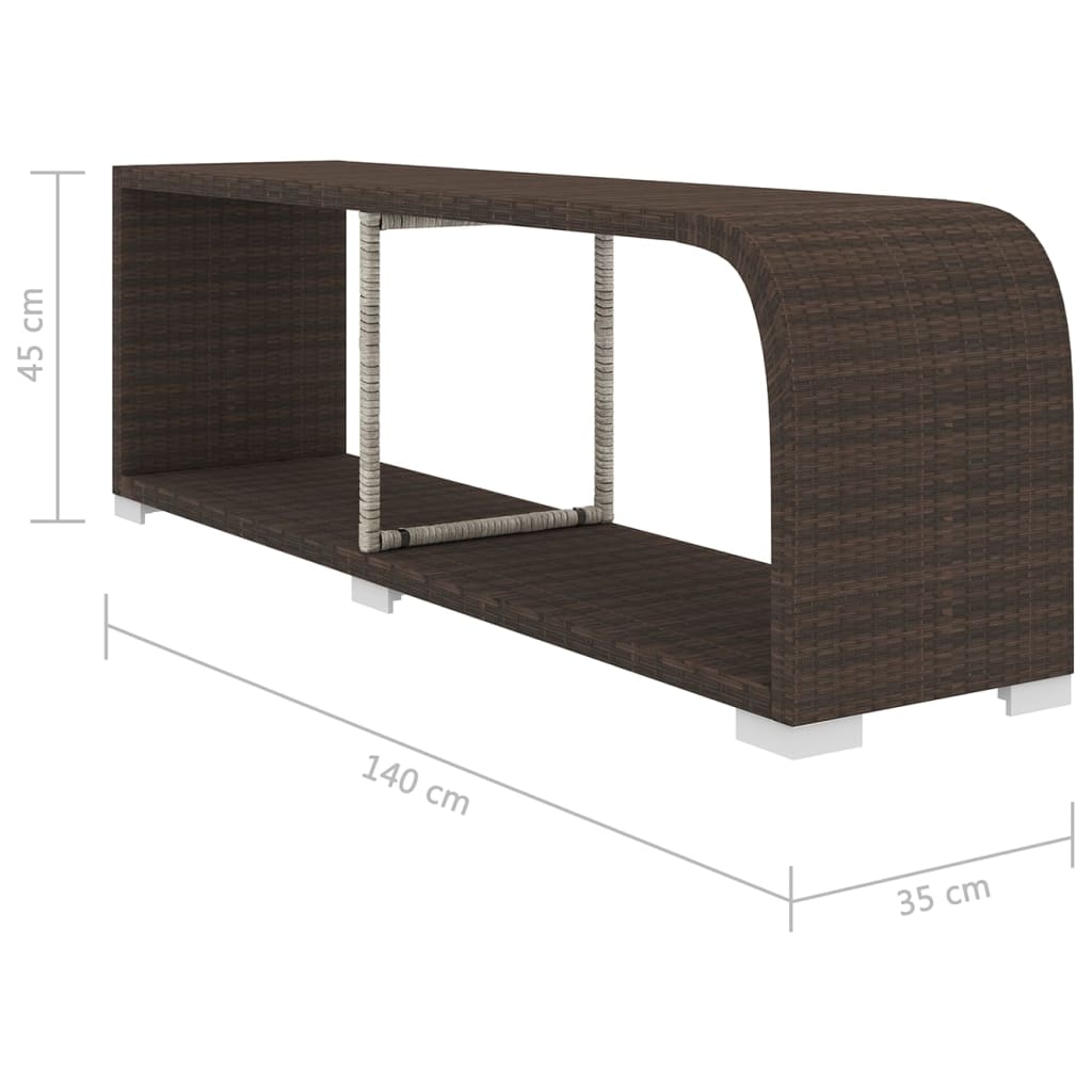 vidaXL 11-delige Loungeset met kussens poly rattan grijs
