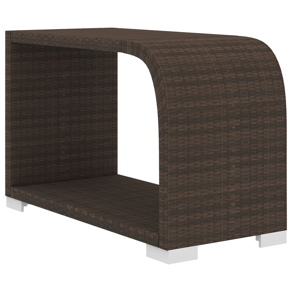 vidaXL 11-delige Loungeset met kussens poly rattan grijs