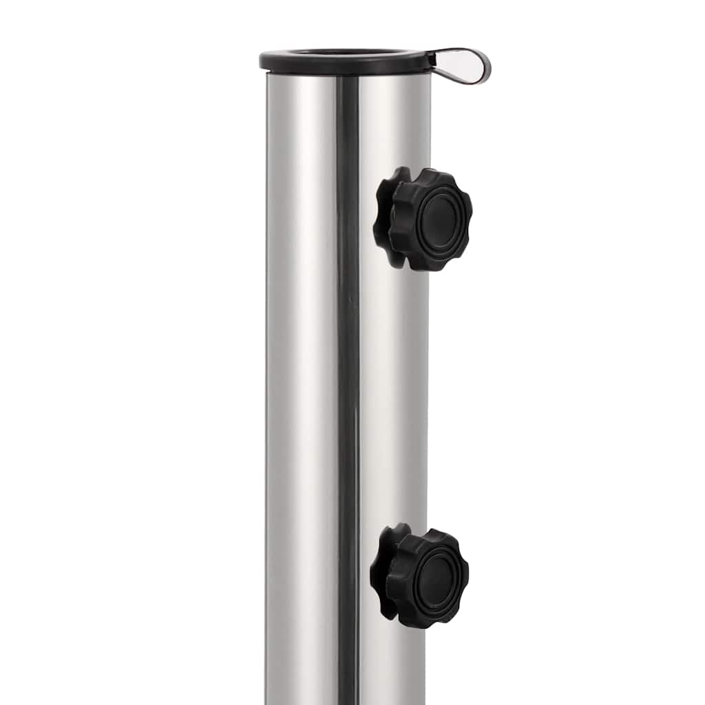 vidaXL Parasolvoet vierkant 30 kg graniet zwart