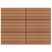 vidaXL Tegels 6 st 1m² 60x30 cm HKC bruin