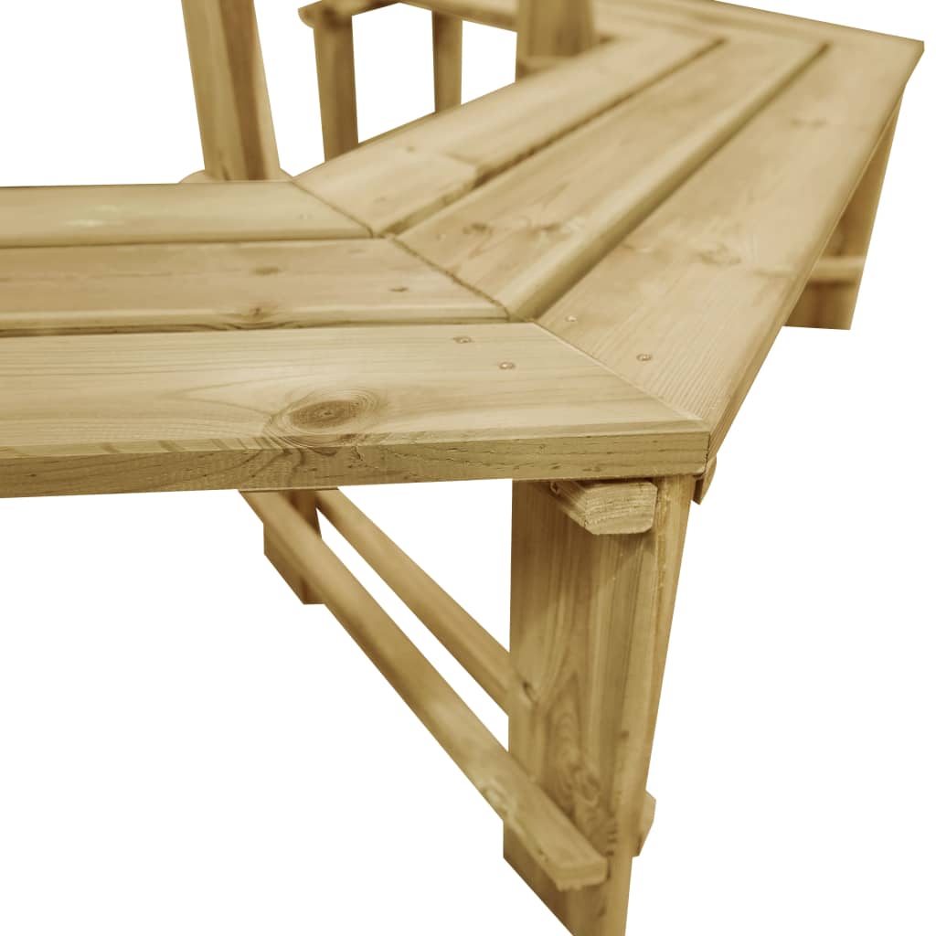vidaXL Tuinbank 240 cm geïmpregneerd grenenhout - Aashly