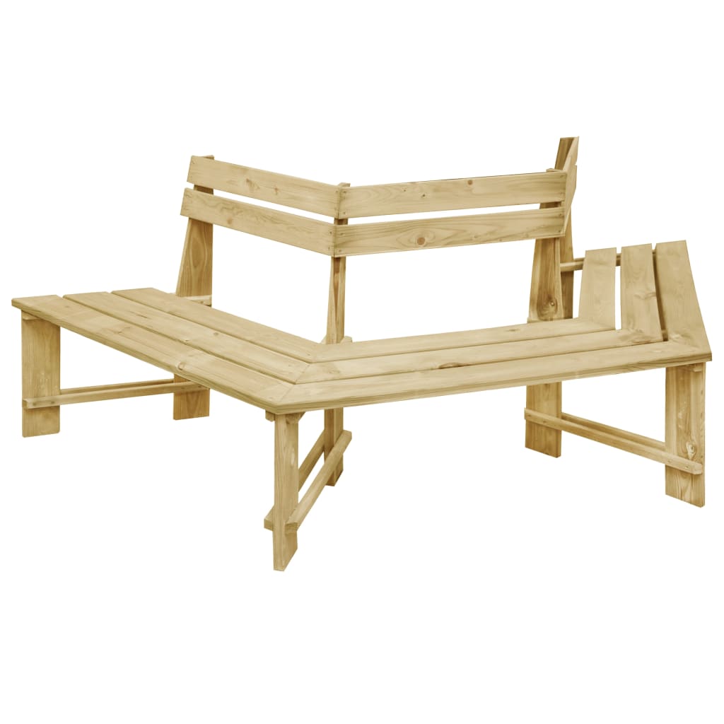 vidaXL Tuinbank 240 cm geïmpregneerd grenenhout - Aashly