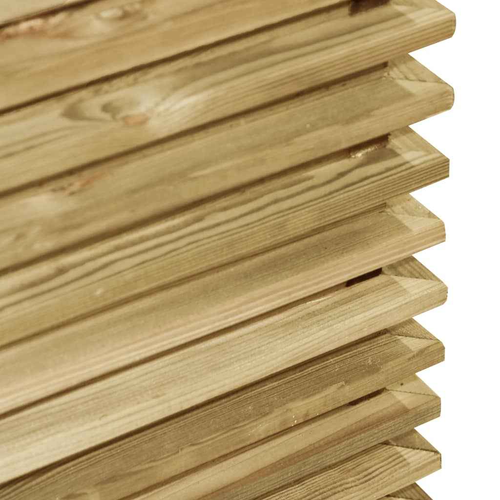 vidaXL Plantenbak verhoogd 50x50x80 cm geïmpregneerd grenenhout