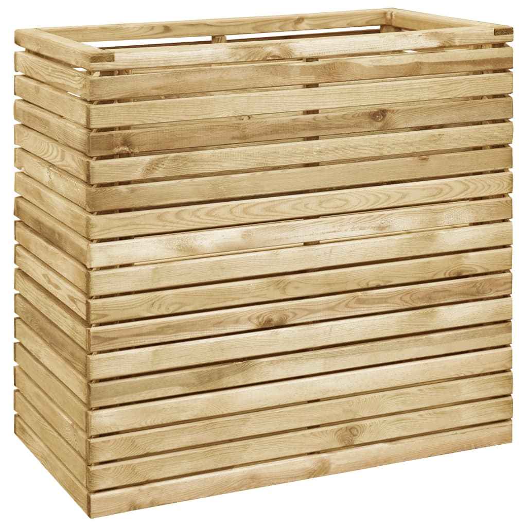 vidaXL Plantenbak verhoogd 100x50x50 cm geïmpregneerd grenenhout