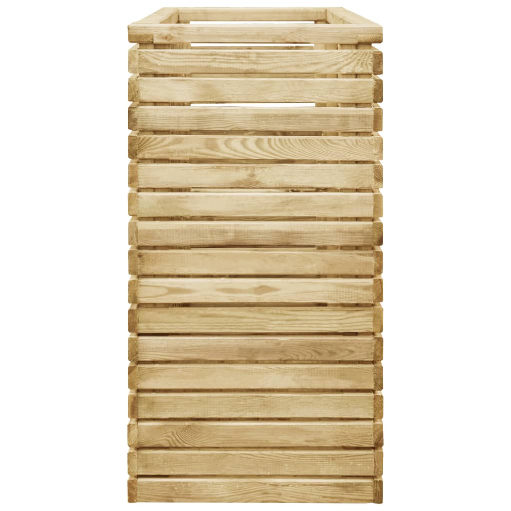 vidaXL Plantenbak verhoogd 100x50x50 cm geïmpregneerd grenenhout