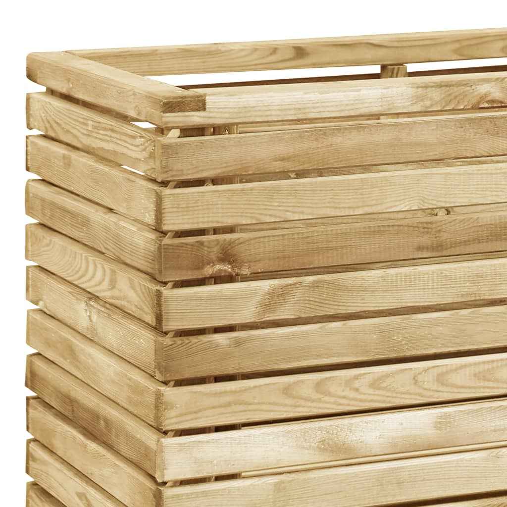 vidaXL Plantenbak verhoogd 100x50x50 cm geïmpregneerd grenenhout