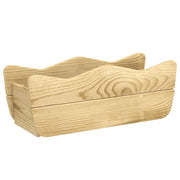 vidaXL Plantenbak verhoogd 50x18x18 cm geïmpregneerd grenenhout