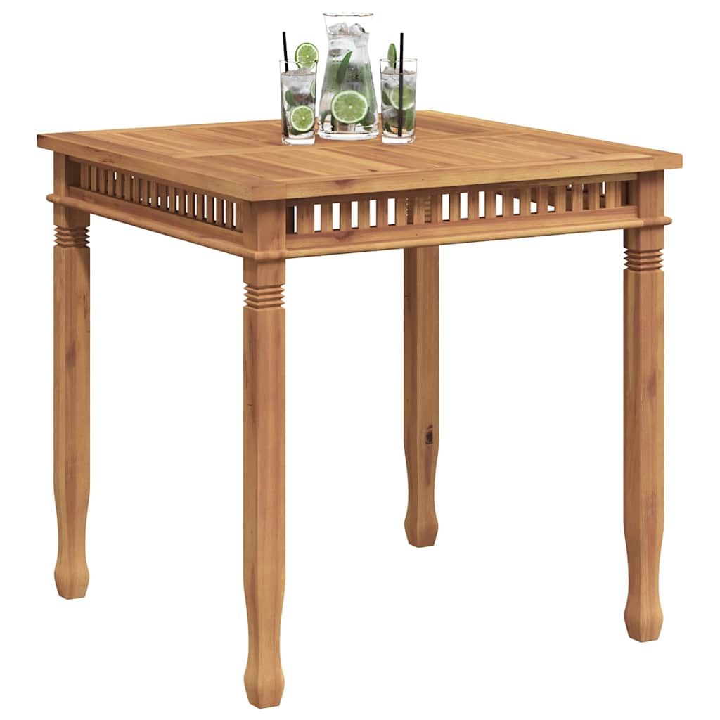 vidaXL Tuintafel 110x65x80 cm massief teakhout