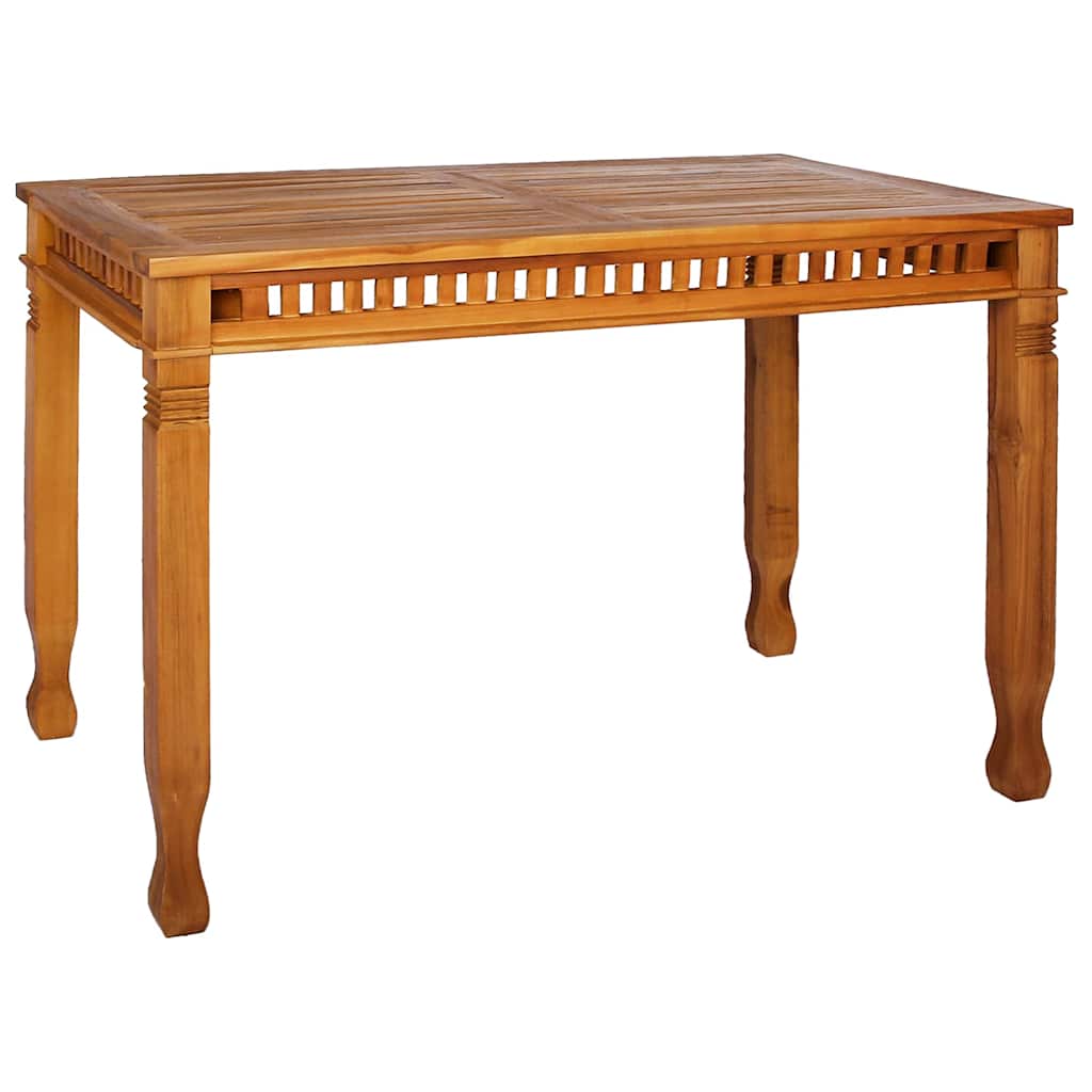 vidaXL Tuintafel 110x65x80 cm massief teakhout