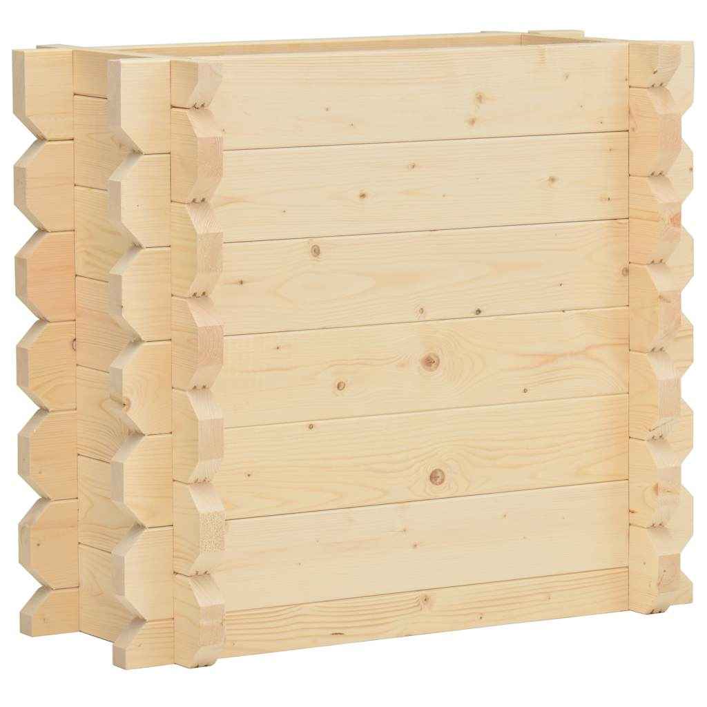 vidaXL Plantenbak verhoogd 42 mm 100x50x87,8 cm massief vurenhout