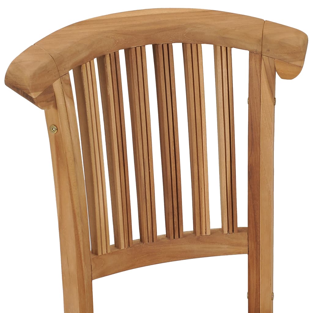 vidaXL Garden Chairs 2 pcs Solid Teak Wood