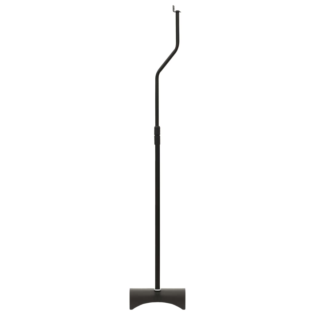 vidaXL Speakerstandaards 2 st universeel zwart