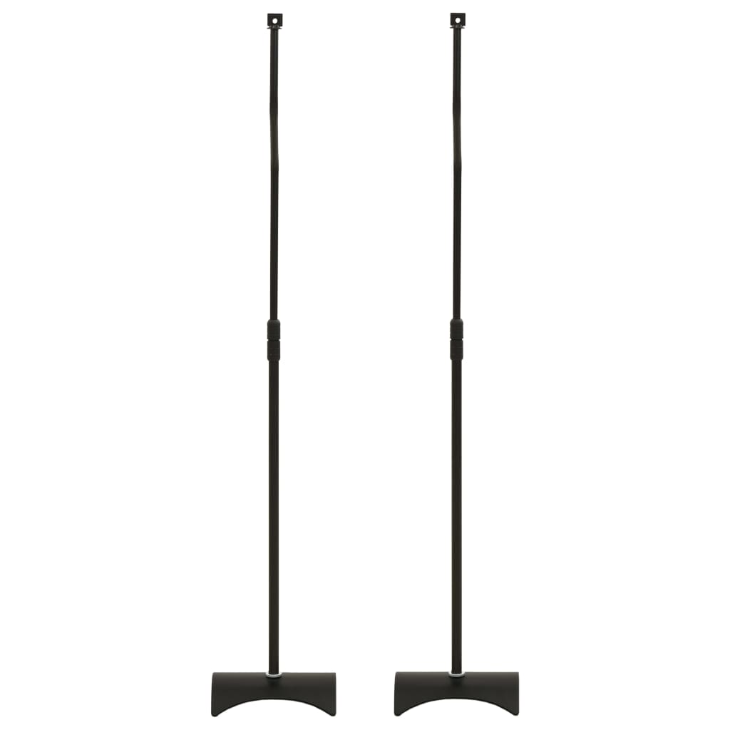 vidaXL Speakerstandaards 2 st universeel zwart