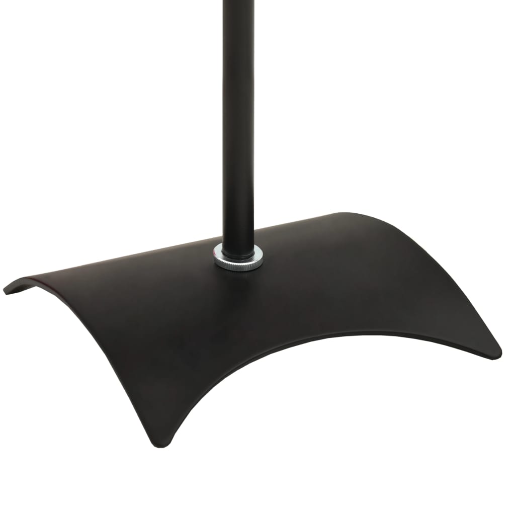 vidaXL Speakerstandaards 2 st universeel zwart