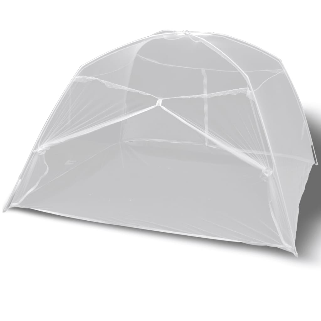 vidaXL Klamboe Mongolia met 2 deuren 200x120x130 cm wit