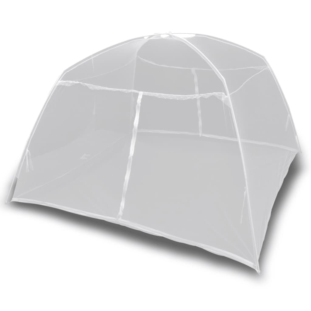 vidaXL Klamboe Mongolia met 2 deuren 200x120x130 cm wit