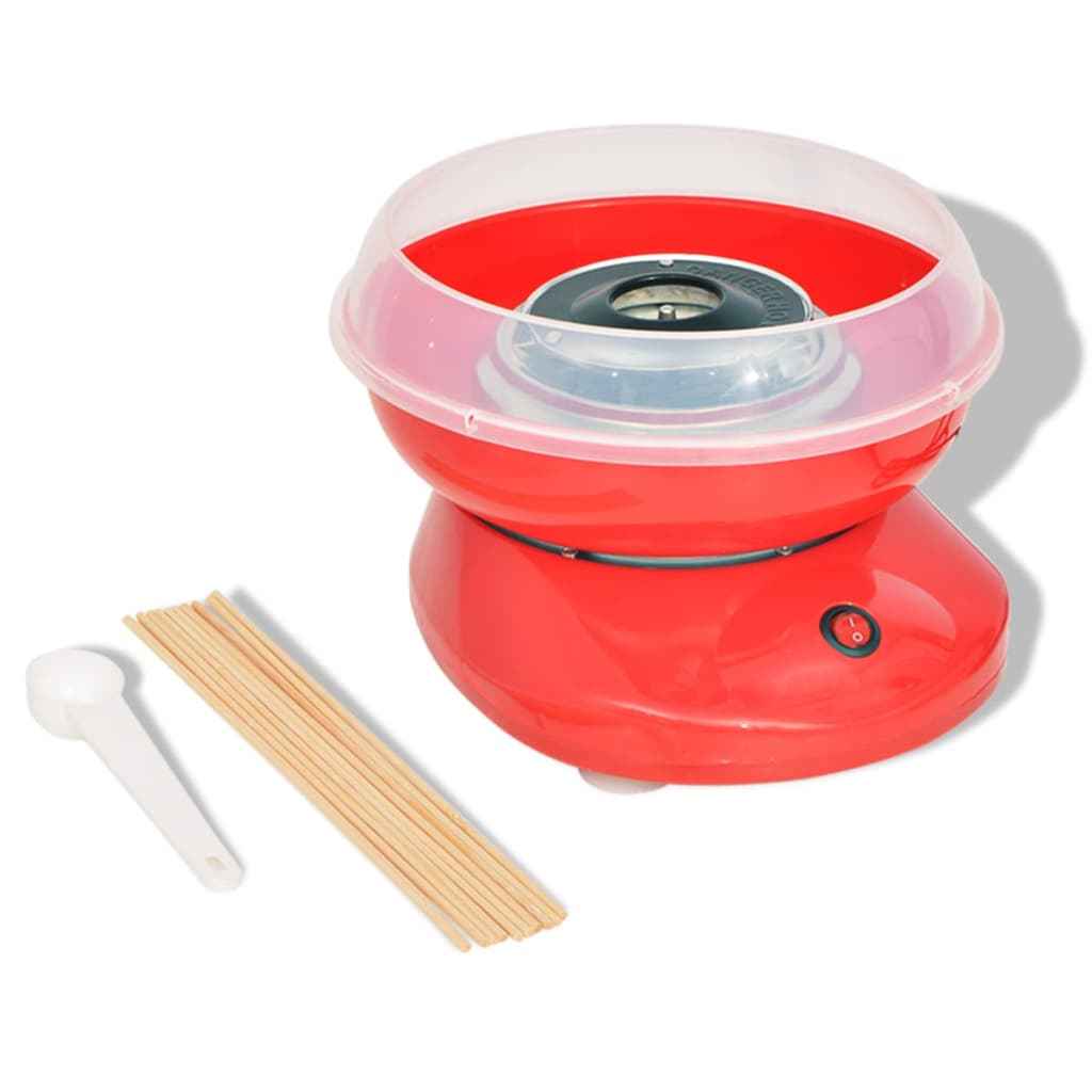vidaXL Suikerspinmachine 480 W wit