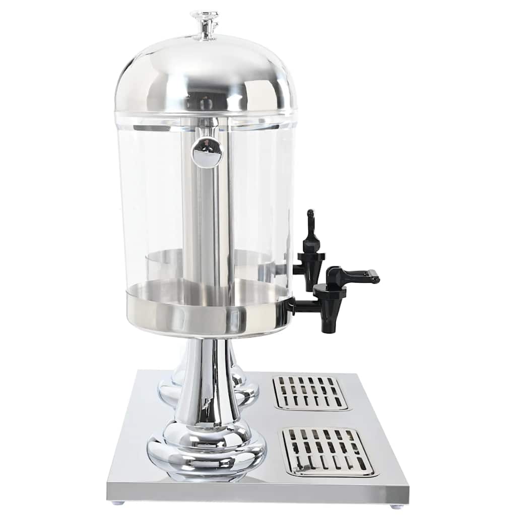 vidaXL Sapdispenser roestvrij staal 8 L